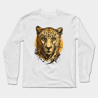 Graffiti Paint Jaguar Creative Long Sleeve T-Shirt